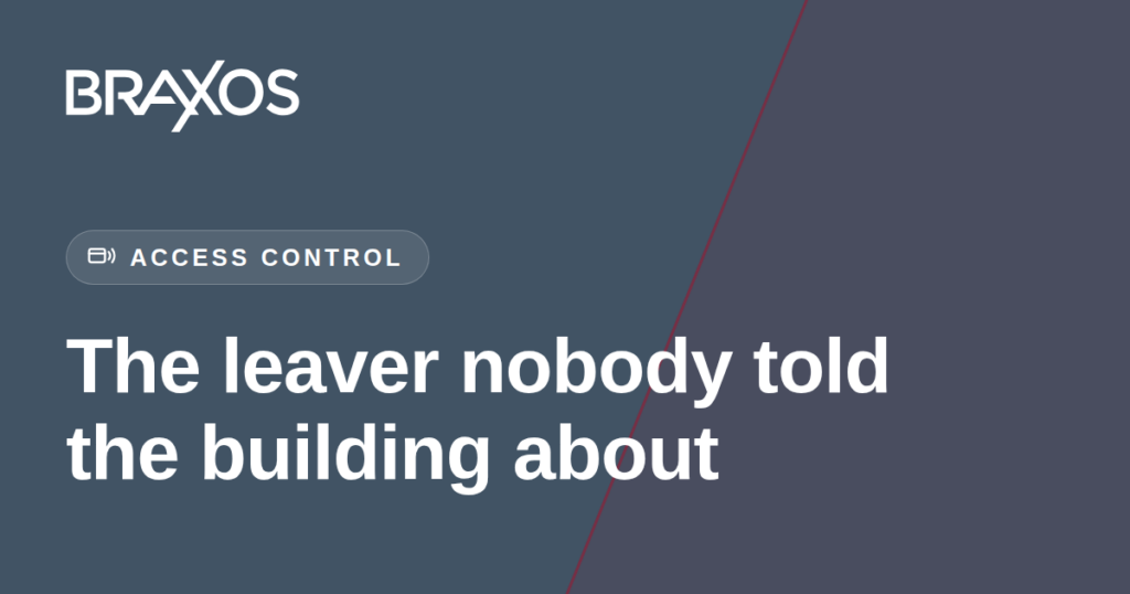 Orphaned credentials accumulating in a base building access control system after tenant departures